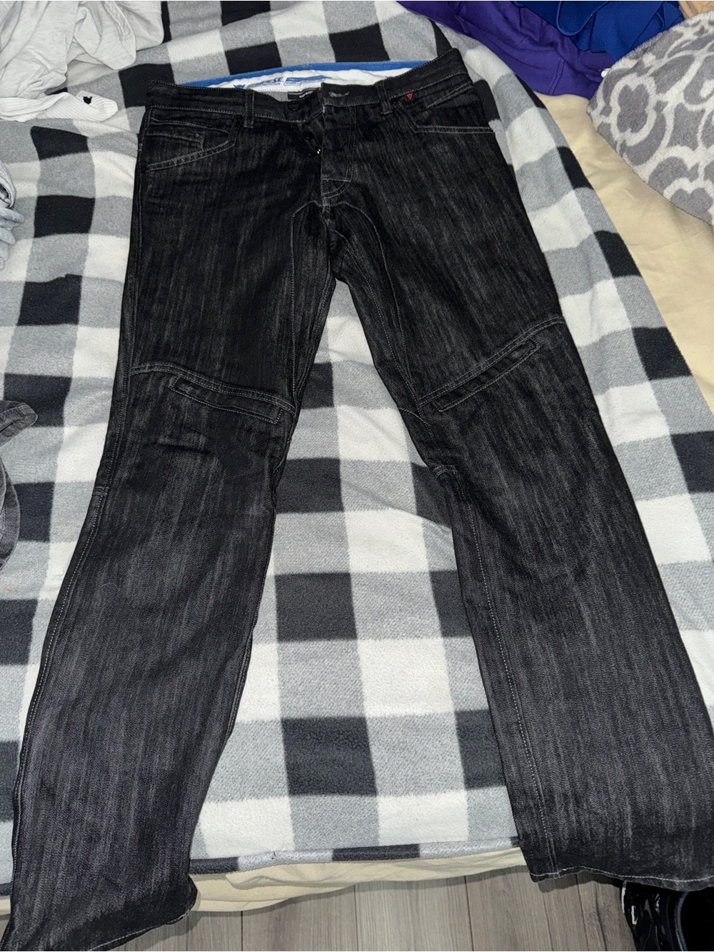 Men's Straight Black Jeans - Classic Straight Fit